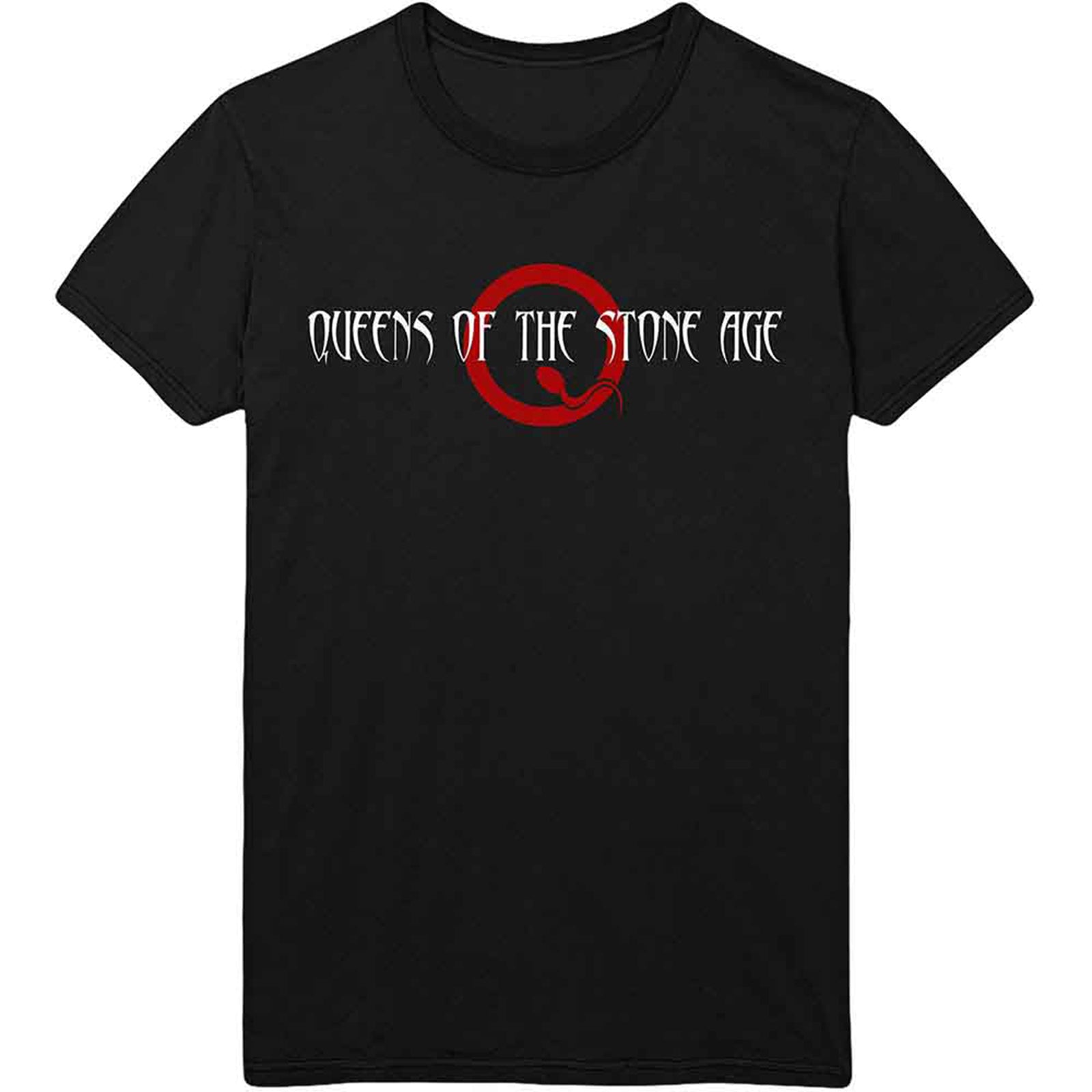 QUEENS OF THE STONE AGE - TEXT LOGO - T-Shirt Black