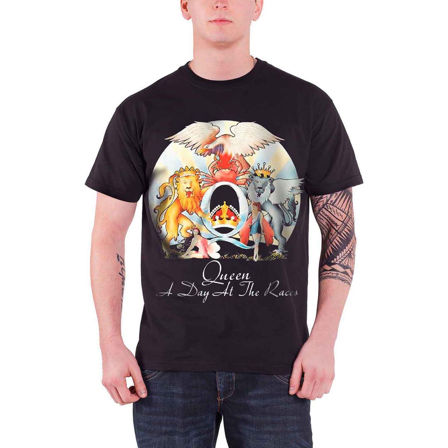 QUEEN - A DAY AT THE RACES - T-Shirt Black