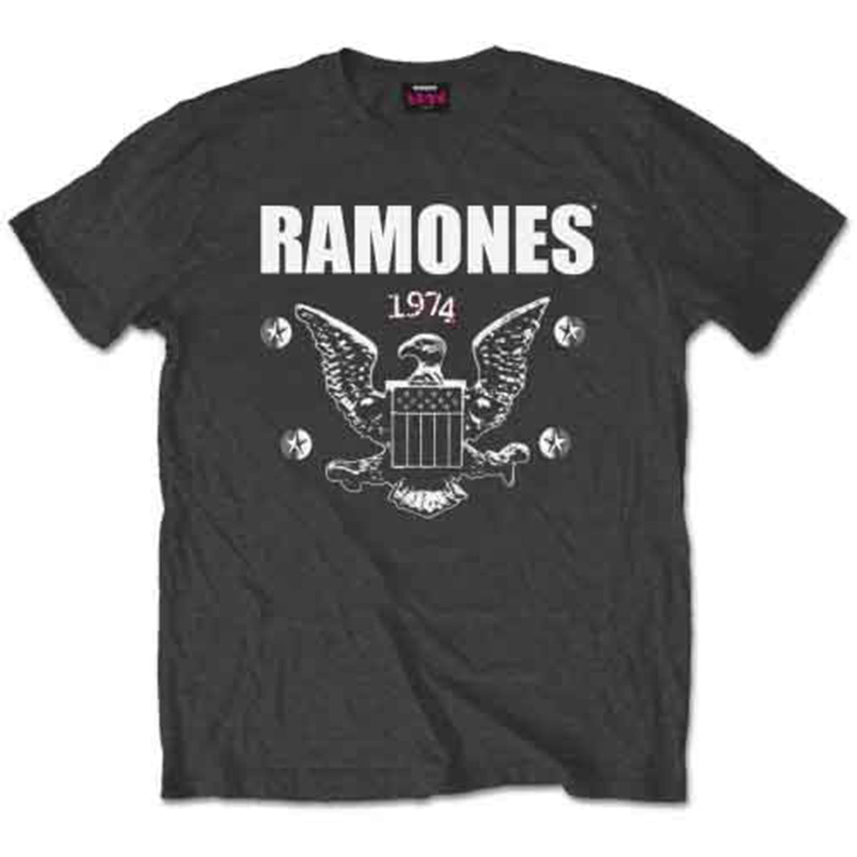RAMONES - 1974 EAGLE - T-Shirt Grey