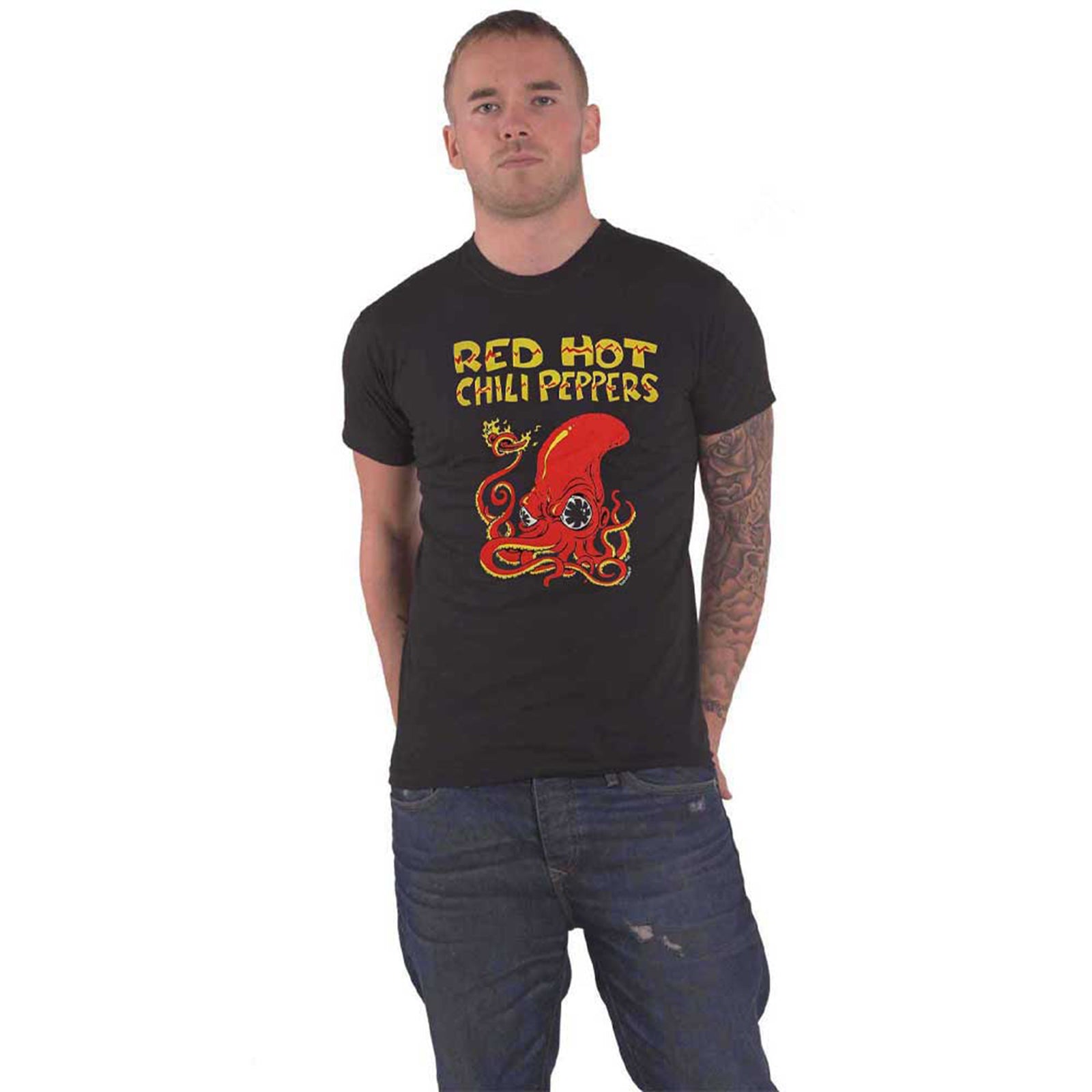 RED HOT CHILI PEPPERS - OCTOPUS - T-Shirt Black