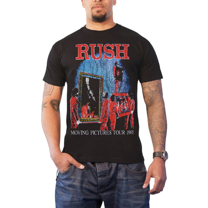 RUSH - 1981 TOUR - T-Shirt Black (Back Print)