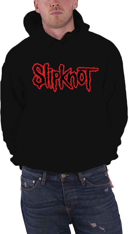 SLIPKNOT - LOGO - Pullover Hoodie Black (Back Print)