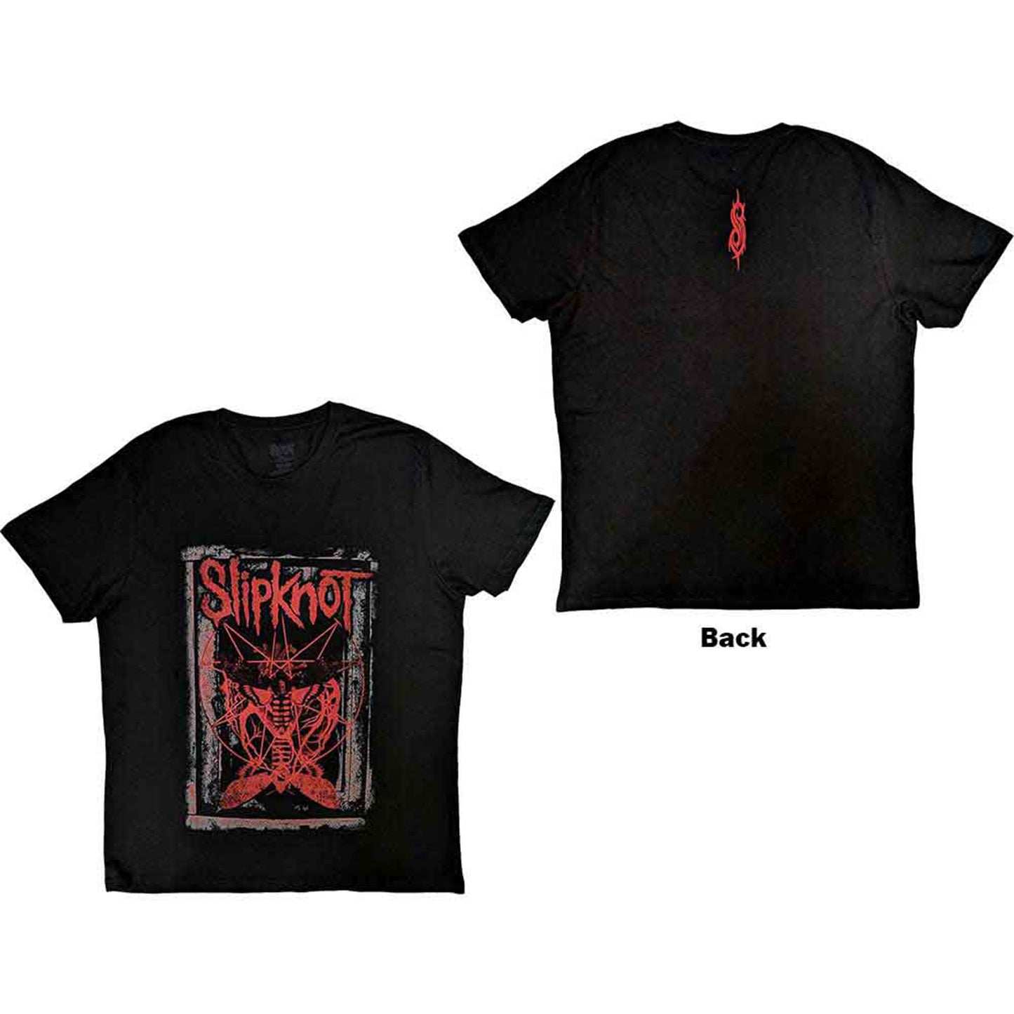 SLIPKNOT - DEAD EFFECT - T-Shirt Black (Back Print)