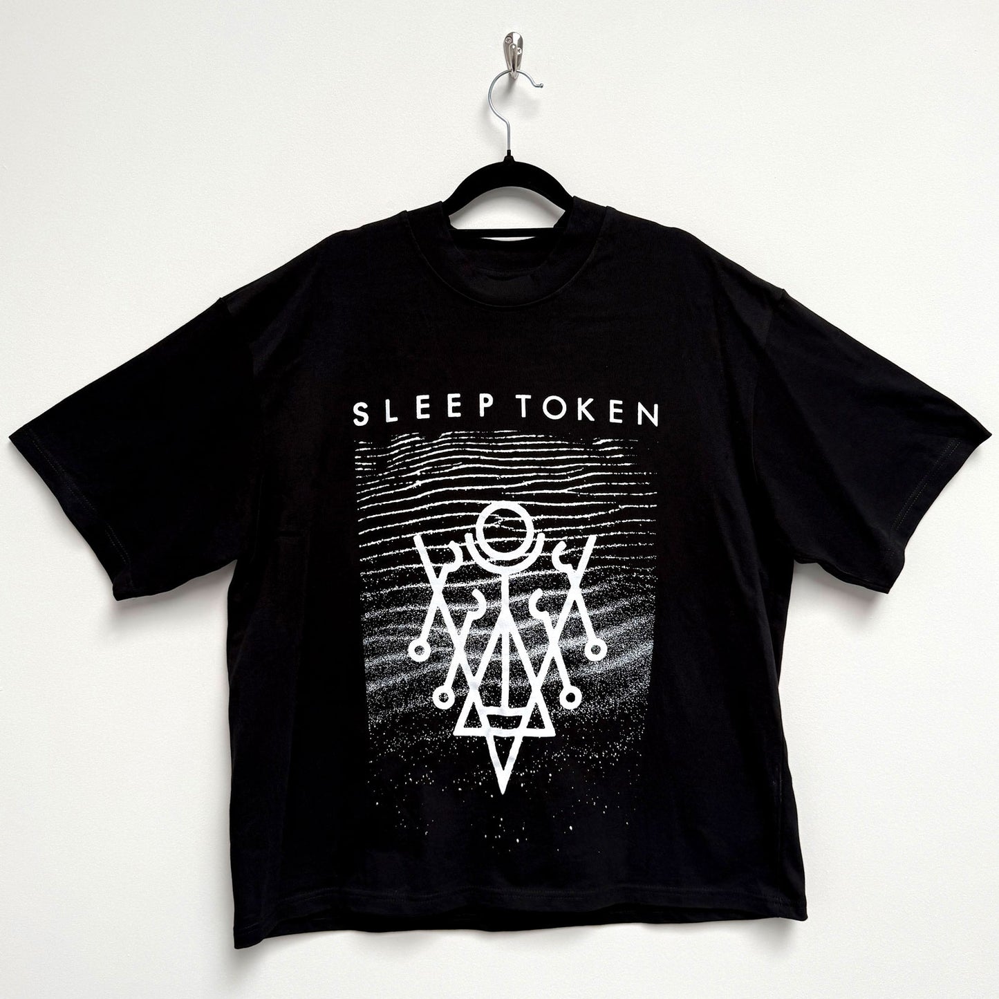 SLEEP TOKEN - GIVE - Oversized Boxy T-Shirt Black