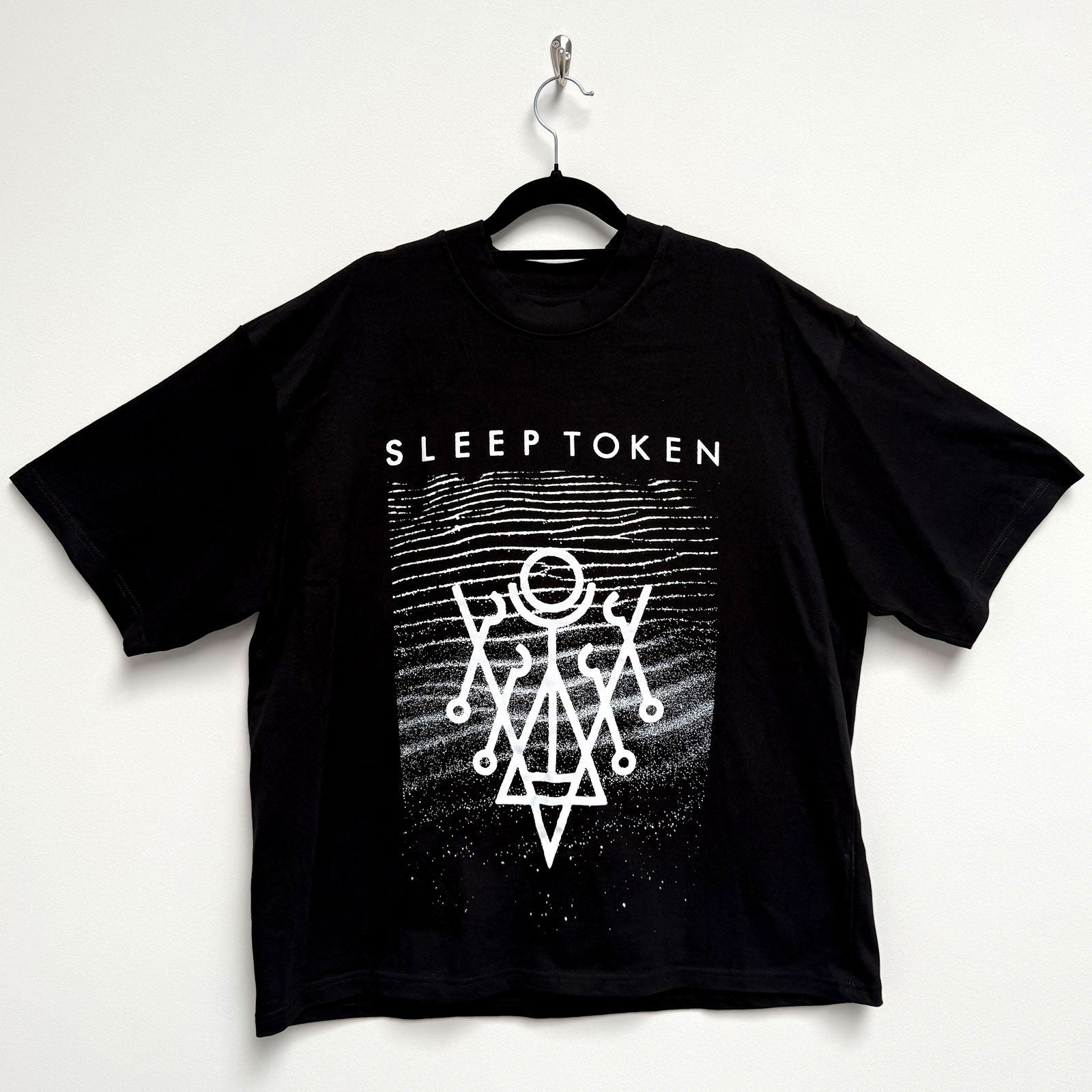 SLEEP TOKEN - GIVE - Oversized Boxy T-Shirt Black