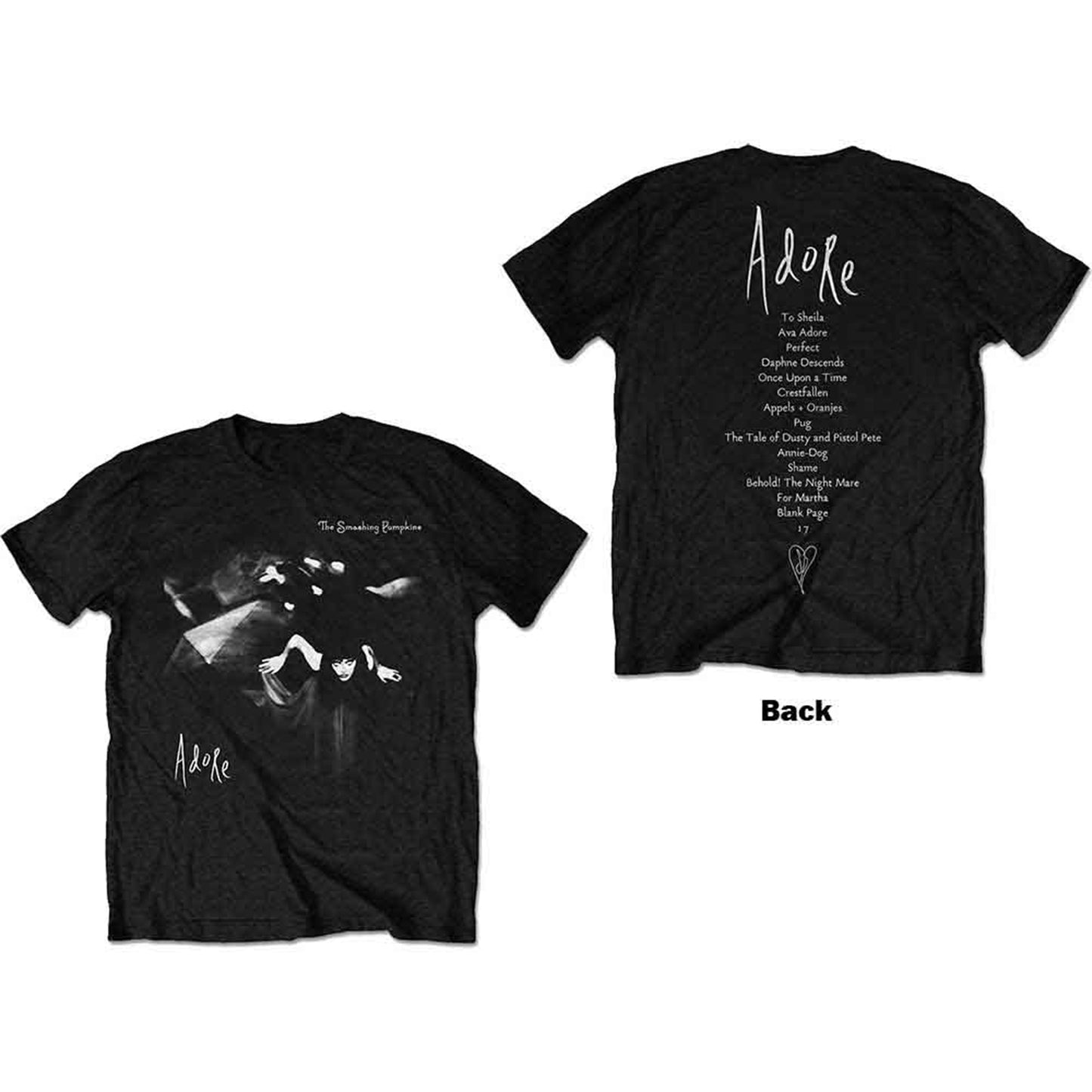 THE SMASHING PUMPKINS - ADORE - T-Shirt Black (Back Print)