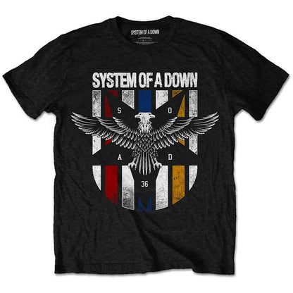 SYSTEM OF A DOWN - EAGLE COLOURS - T-Shirt Black