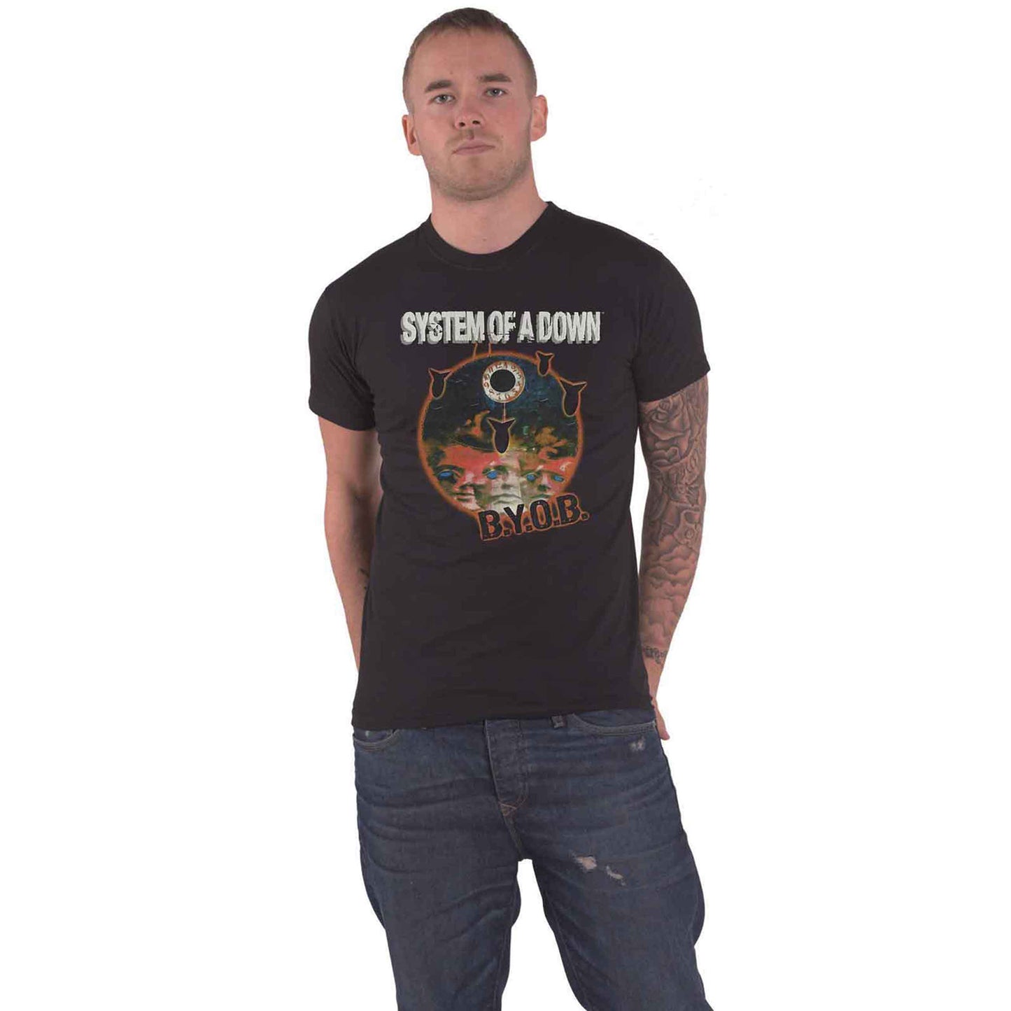 SYSTEM OF A DOWN - BYOB CLASSIC - T-Shirt Black
