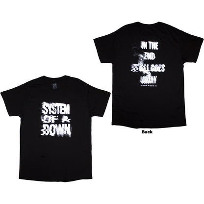 SYSTEM OF A DOWN - ALL GOES AWAY - T-Shirt Black (Back Print)