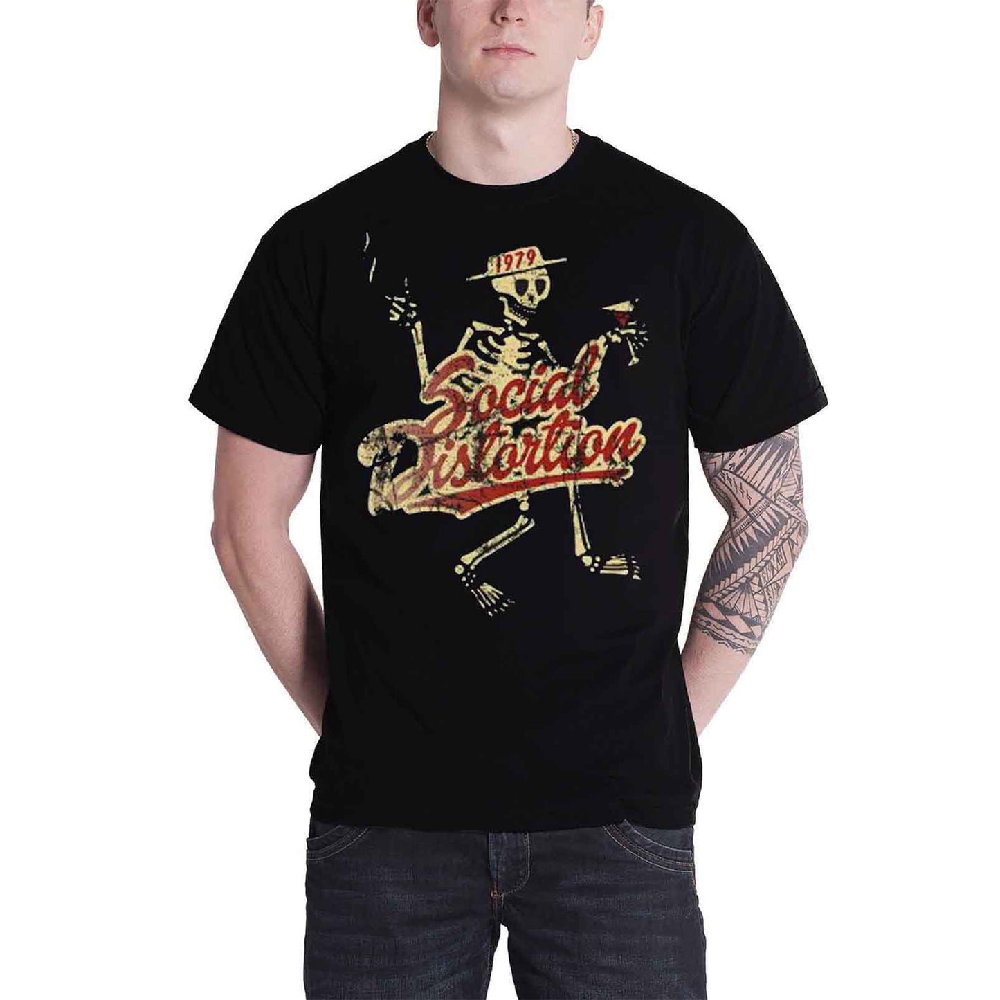 SOCIAL DISTORTION - VINTAGE 1979 - T-Shirt Black