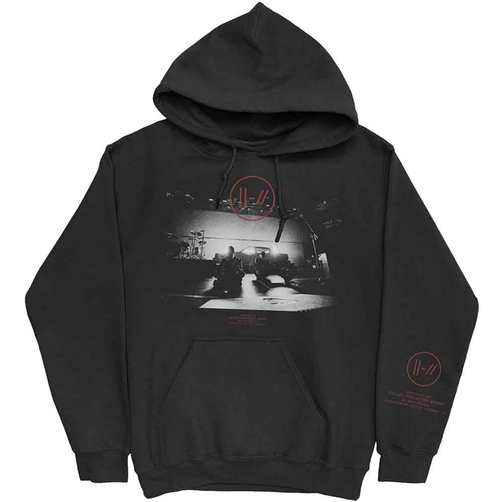 TWENTY ONE PILOTS - DARK STAGE - Pullover Hoodie Black (Sleeve Print)