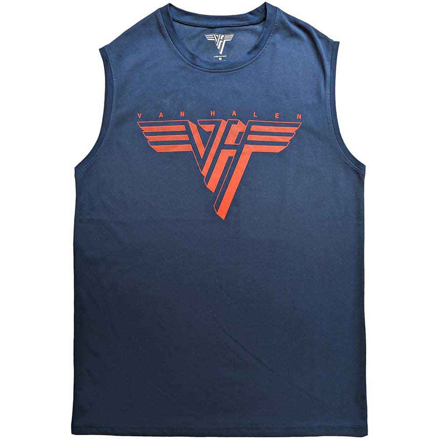 VAN HALEN - CLASSIC RED LOGO - Tank T-Shirt Blue
