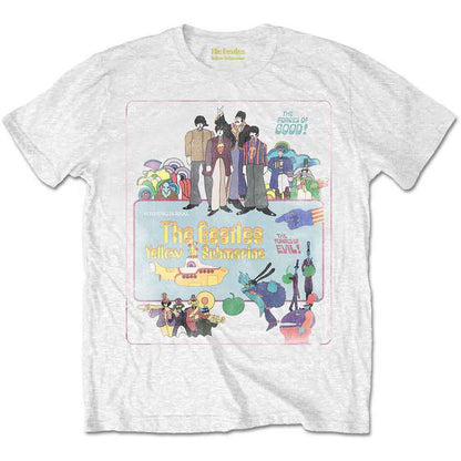 BEATLES, THE - YELLOW SUBMARINE VINTAGE MOVIE POSTER - T-Shirt White