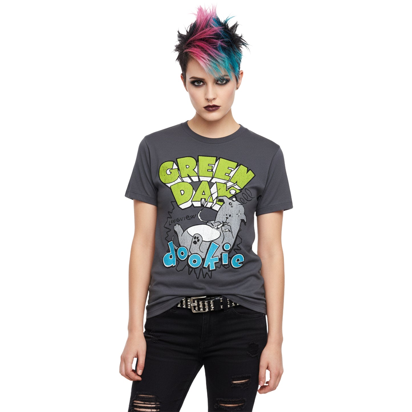 GREEN DAY - DOOKIE LONGVIEW - T-Shirt Charcoal