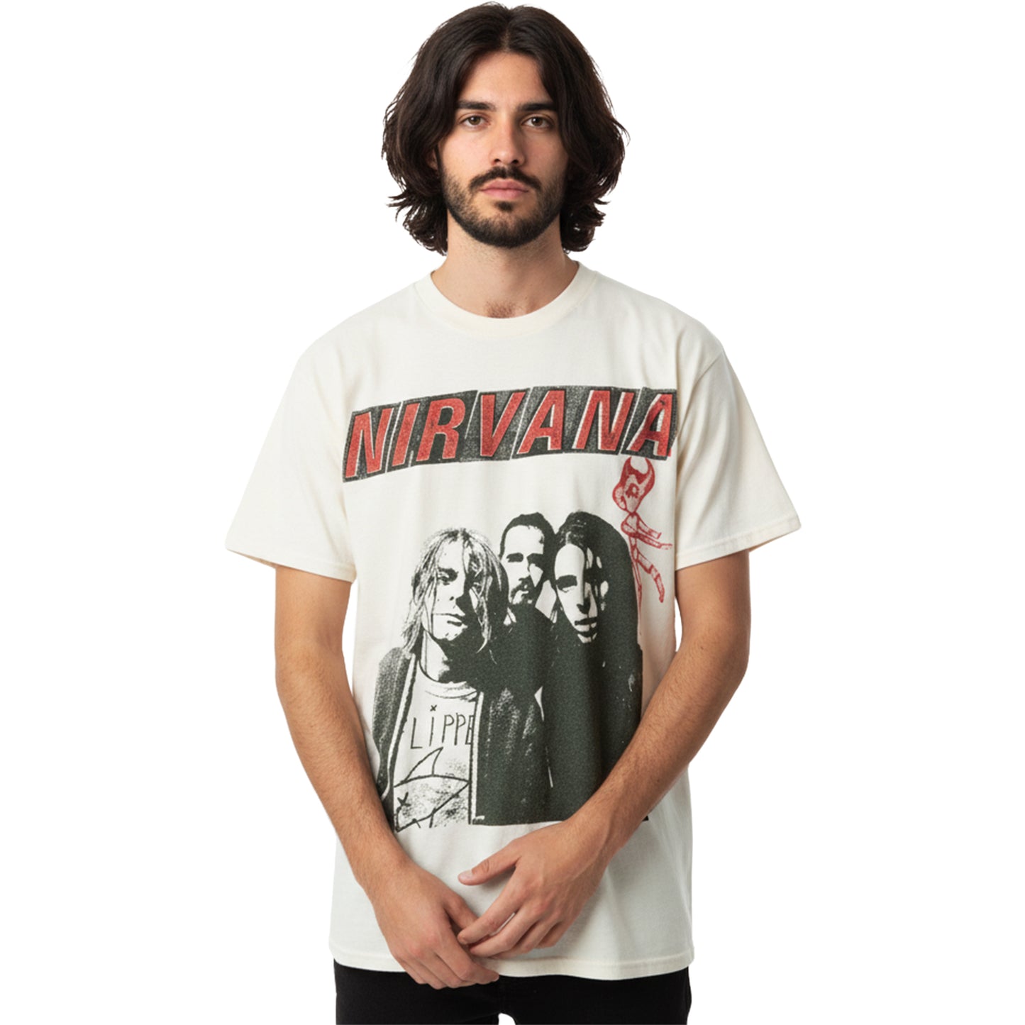 NIRVANA - FLIPPER - T-Shirt Natural