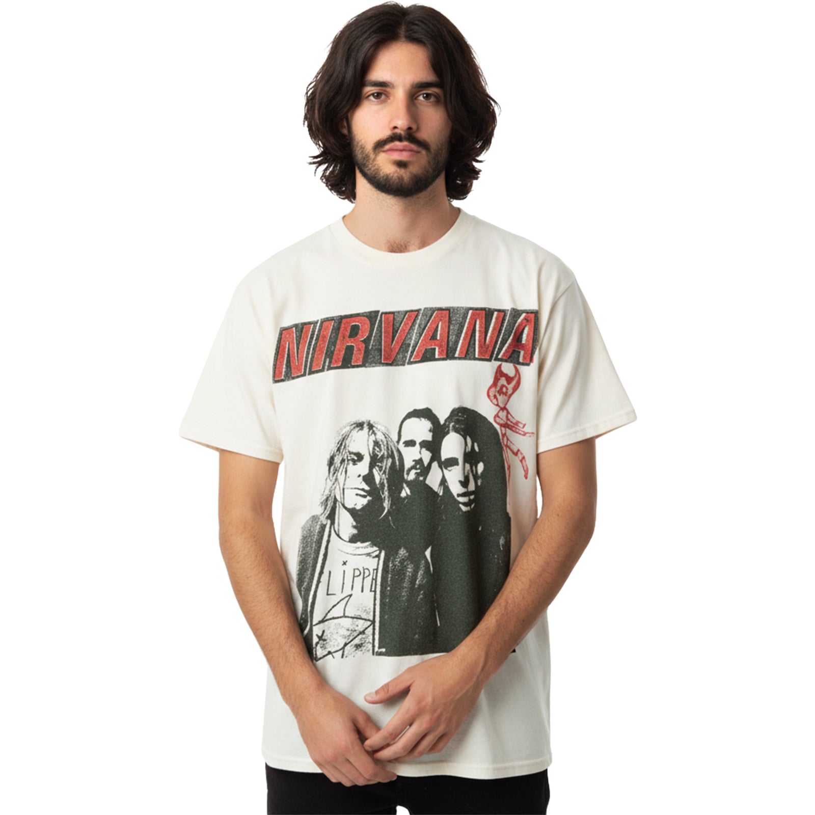 NIRVANA - FLIPPER - T-Shirt Natural
