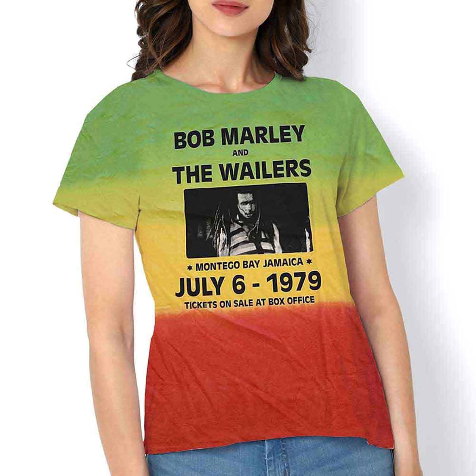 BOB MARLEY - MONTEGO BAY - T-Shirt Green (Wash Collection)