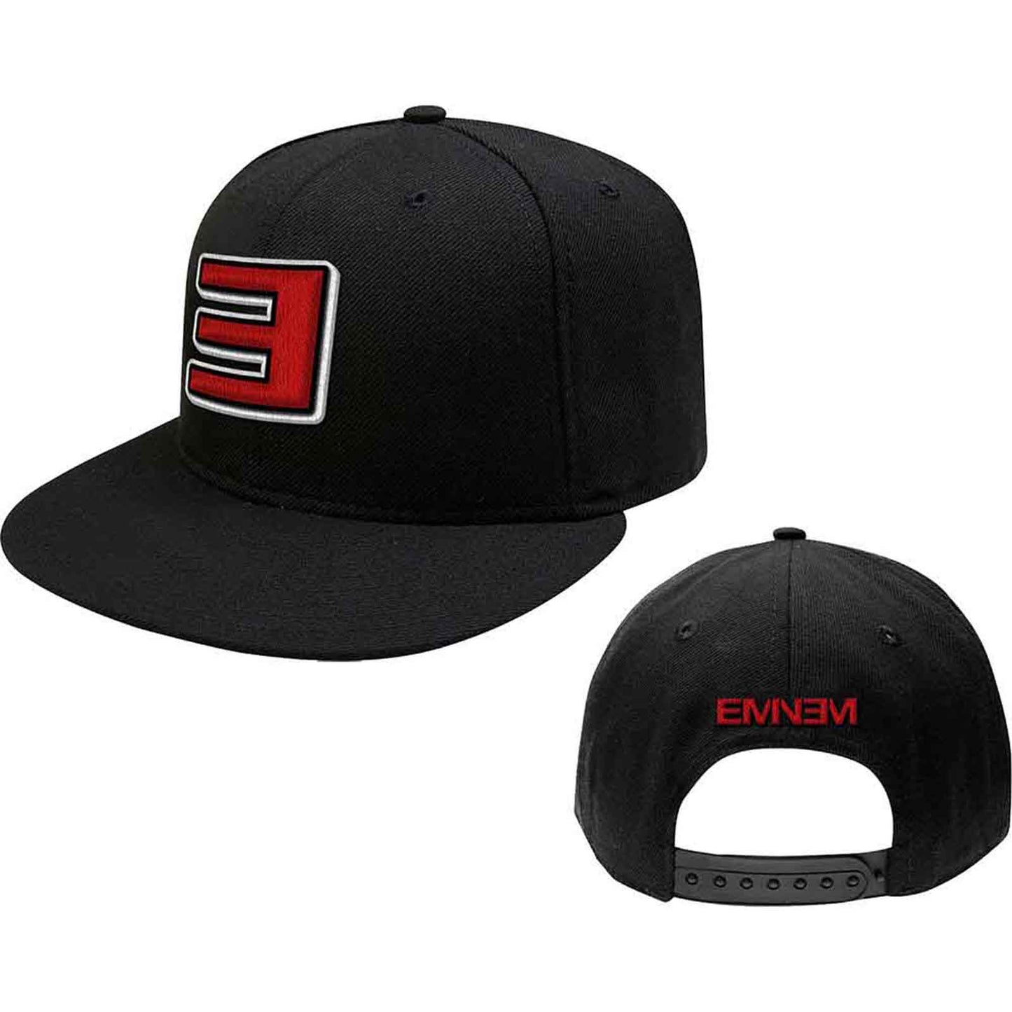 EMINEM - REVERSE E - Snapback Cap Black