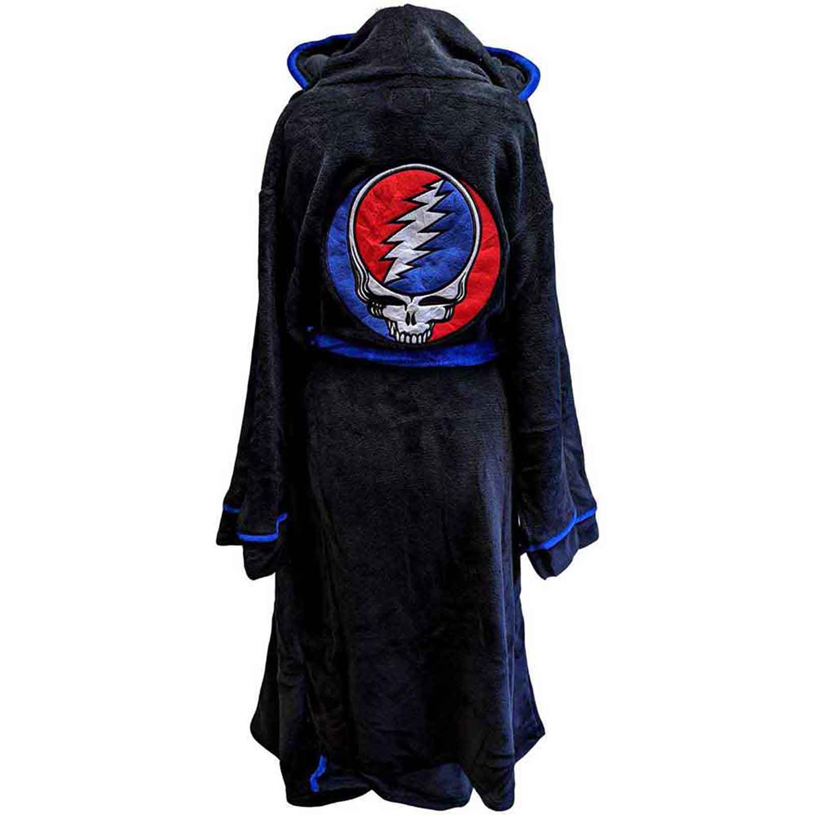 GRATEFUL DEAD - STEAL YOUR FACE - Bathrobe Black (Back Print)