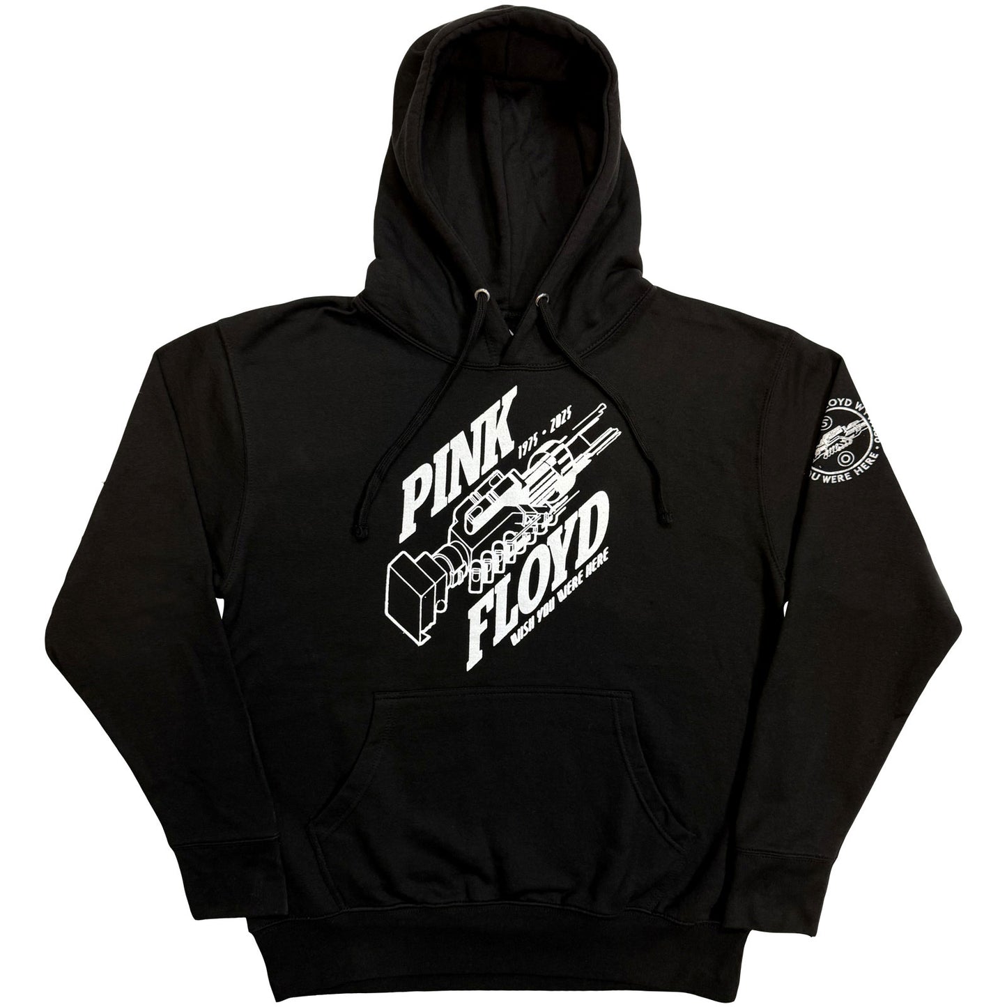 PINK FLOYD - ROBOT HANDS WISH YOU WERE HERE 50 - Pullover Hoodie Black