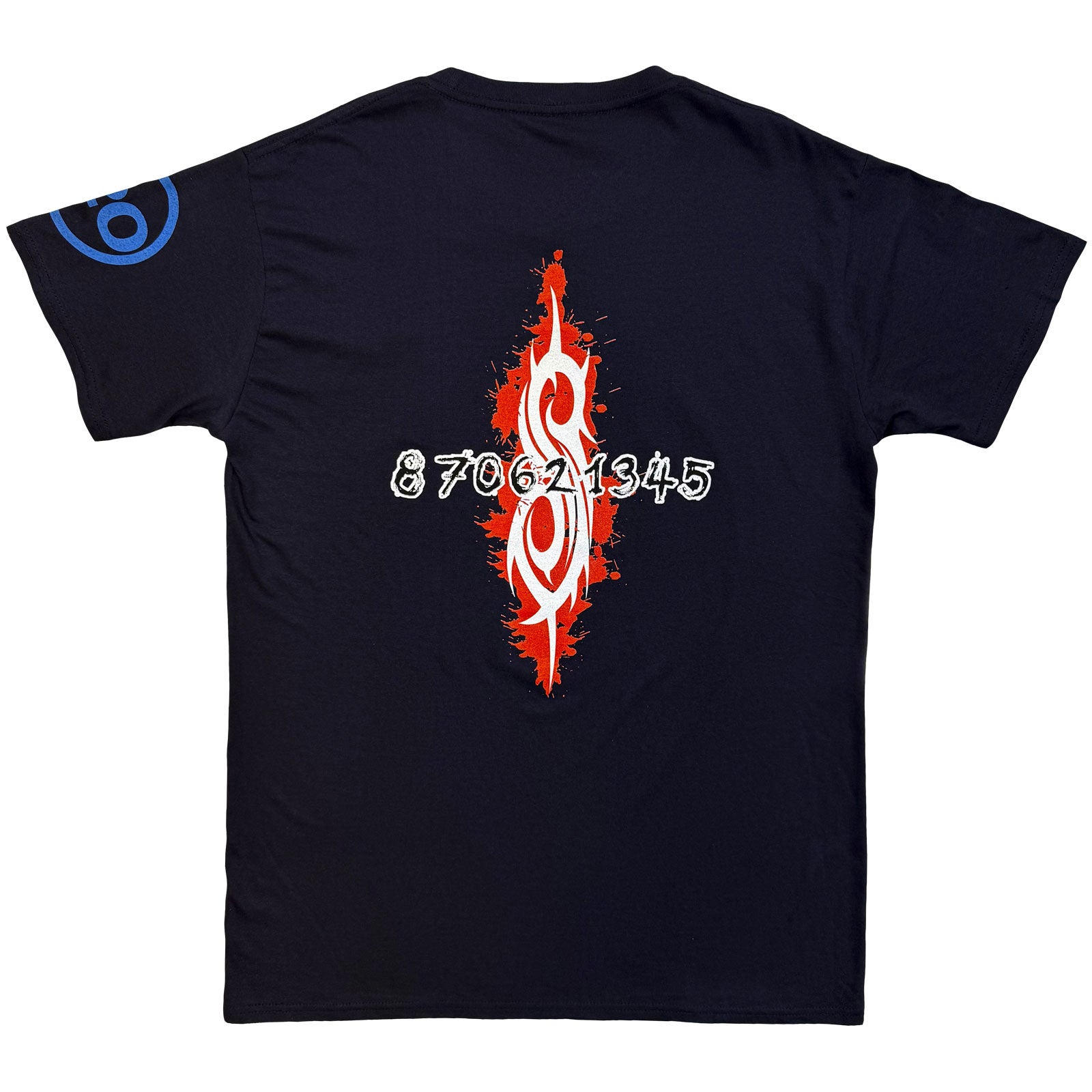 SLIPKNOT - 20TH ANNIVERSARY - RED JUMP SUITS - T-Shirt Blue (Back Prin