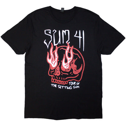 SUM 41 - TOUR '24 SKULL - T-Shirt Black (Back Print & Ex-Tour)