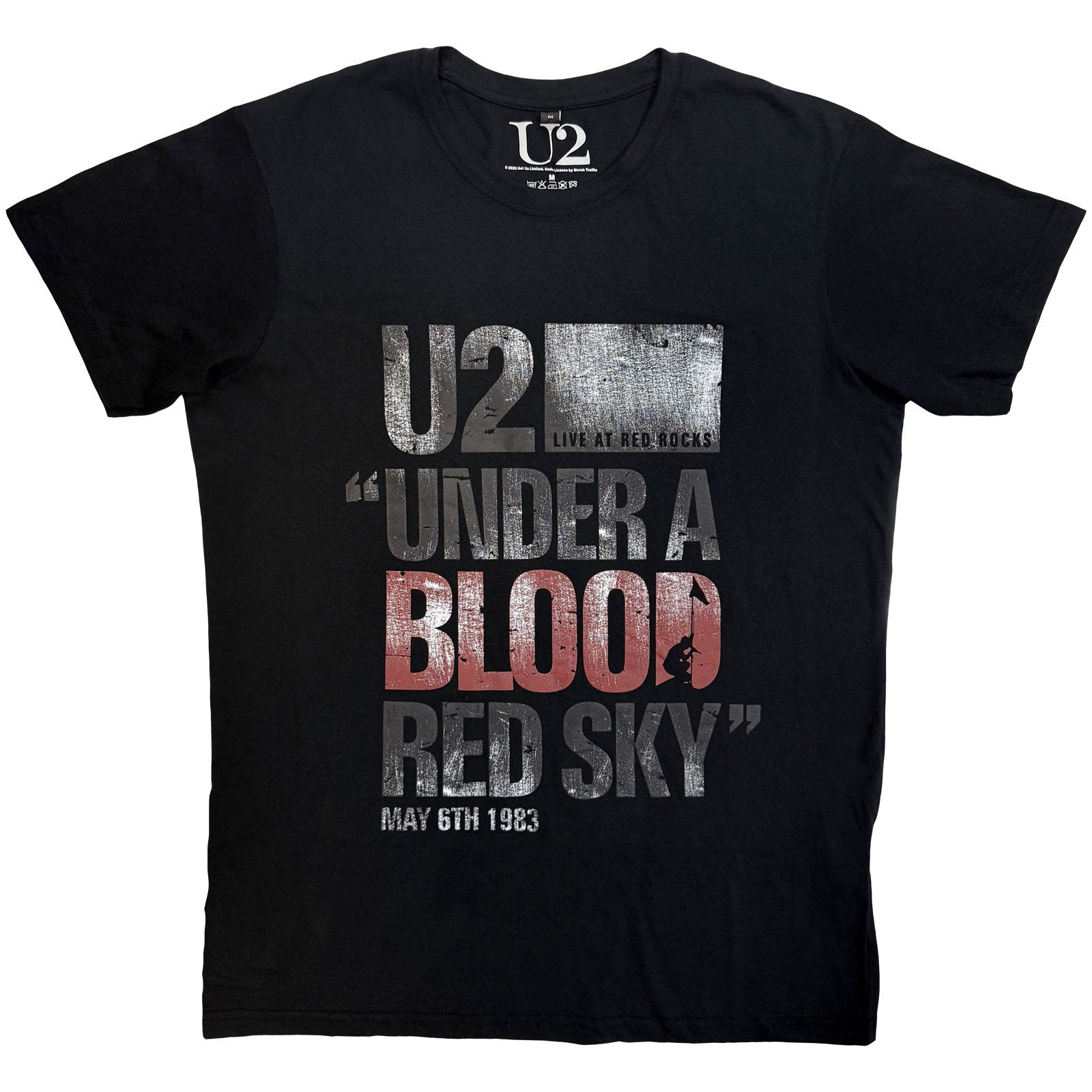U2 - BLOOD RED SKY LIVE - Carbon T-Shirt Black