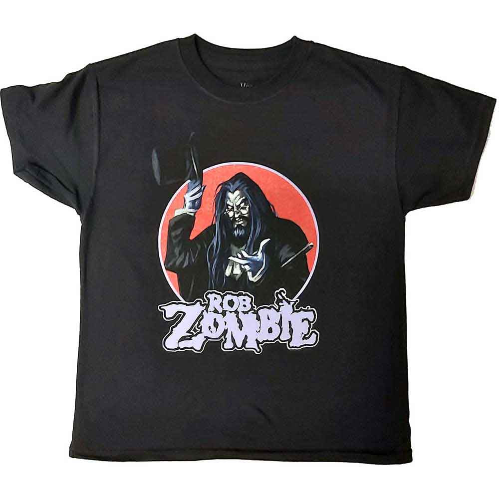 ROB ZOMBIE - MAGICIAN - Kids T-Shirt Black