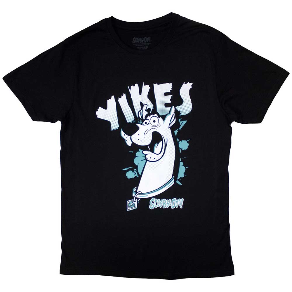 SCOOBY DOO - YIKES SCOOBY BLUE - T-Shirt Black