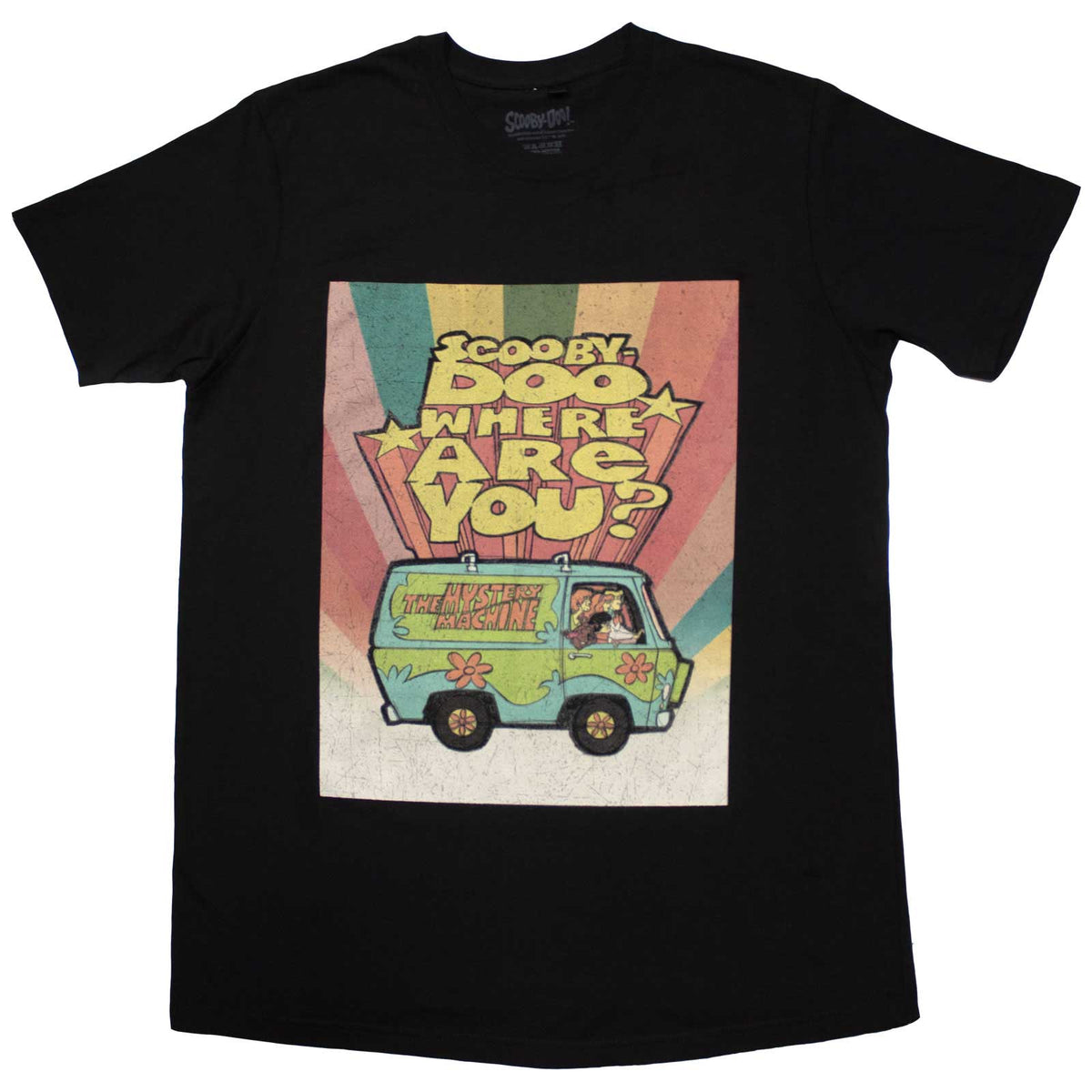 SCOOBY DOO - WHERE ARE YOU? - T-Shirt Black