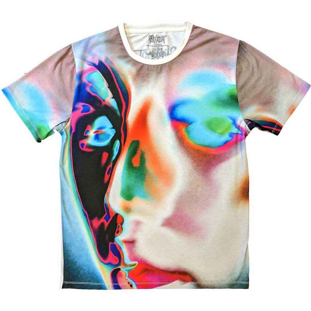 SLIPKNOT - ADDERALL FACE - Sublimation T-Shirt White