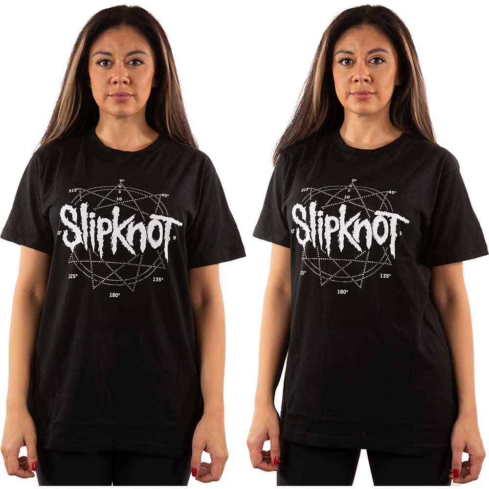 SLIPKNOT - LOGO STAR - T-Shirt Black