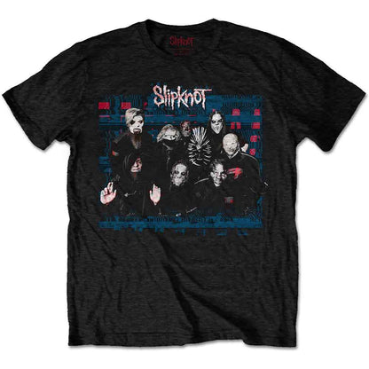 SLIPKNOT - WANYK GLITCH GROUP - T-Shirt Black