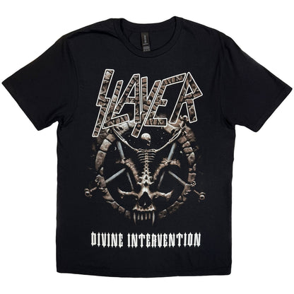SLAYER - DIVINE INTERVENTION 2014 DATES - T-Shirt Black (Back Print)