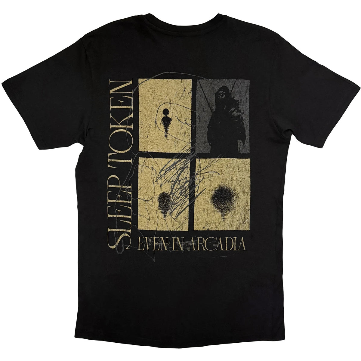 SLEEP TOKEN - EVEN IN ARCADIA SQUARES - T-Shirt Black