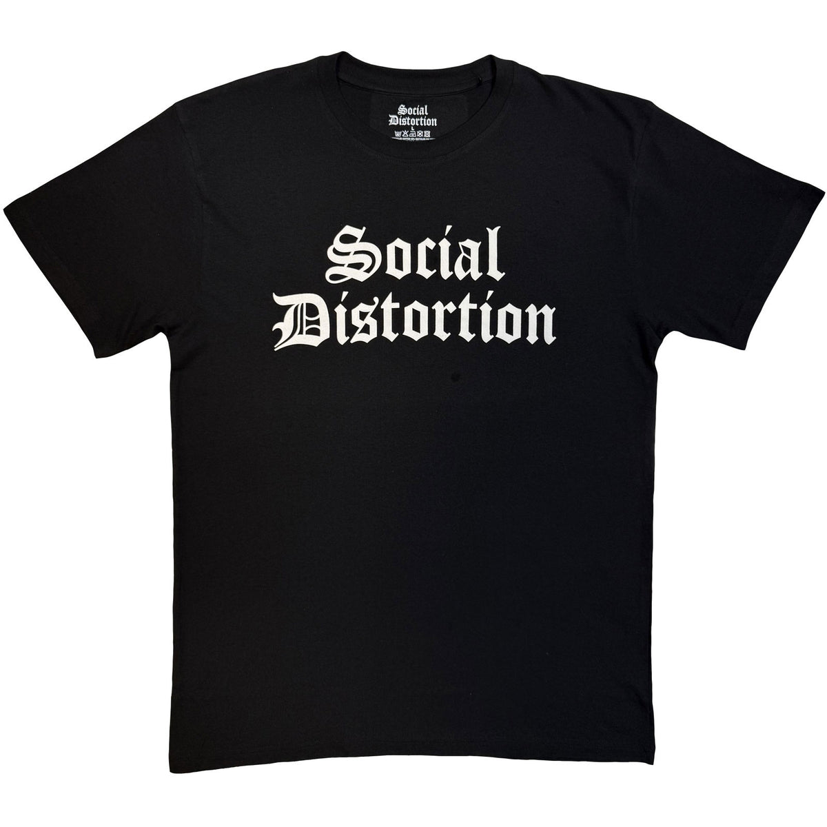 SOCIAL DISTORTION - LOGO MONO - T-Shirt Black