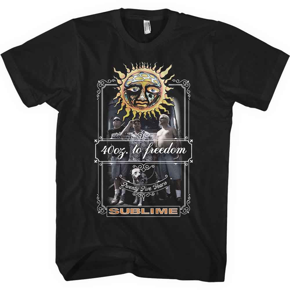 SUBLIME - 25 YEARS - T-Shirt Black