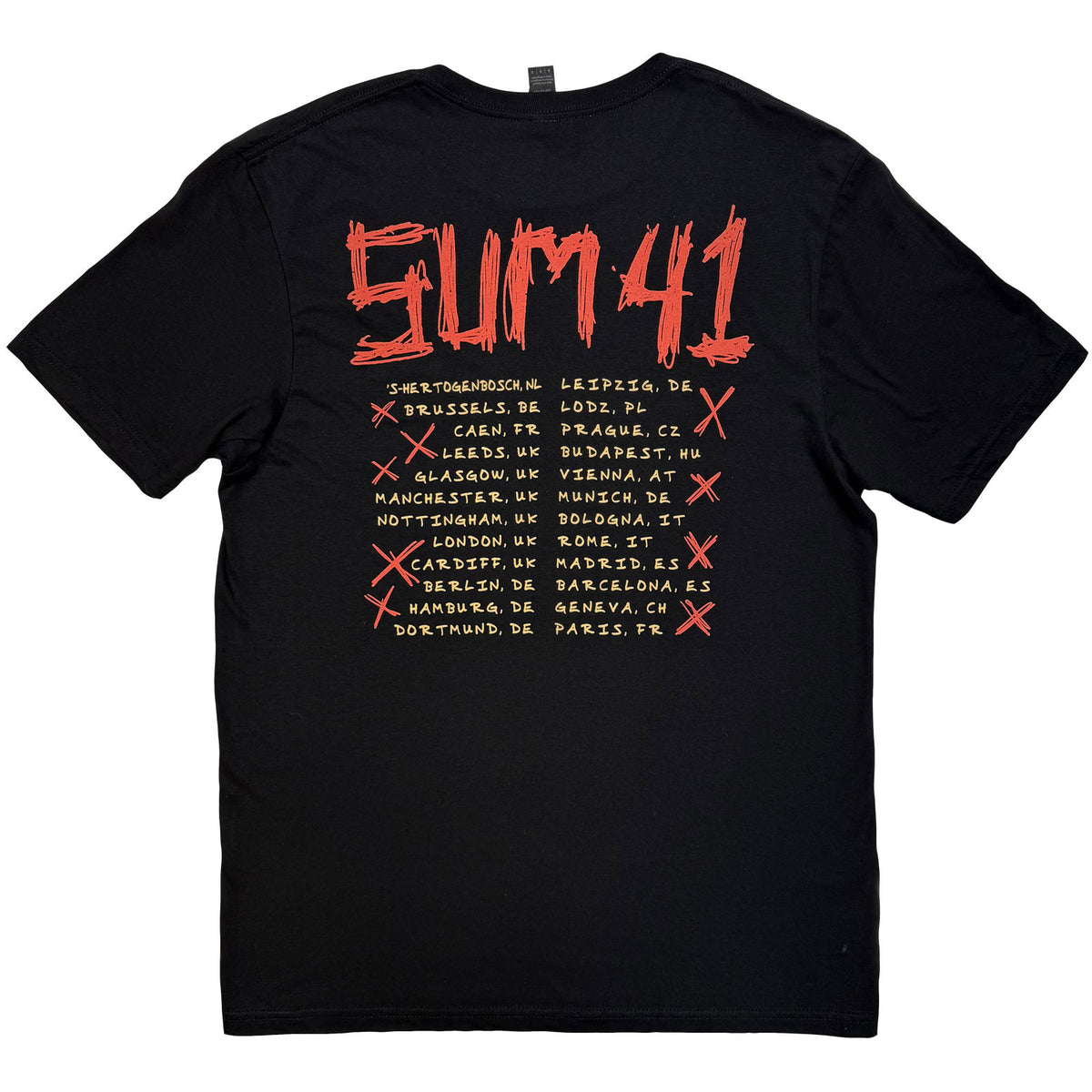SUM 41 - TOUR '24 PT.2 FUCK - T-Shirt Black