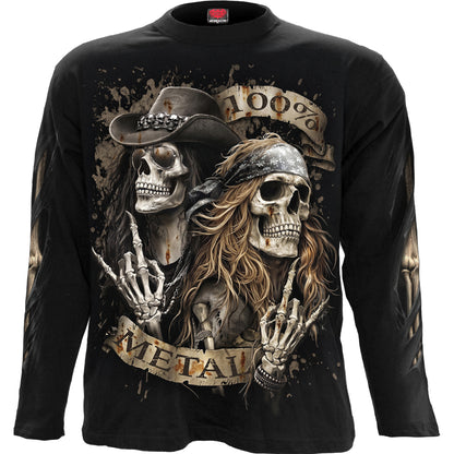 PURE METAL - Longsleeve T-Shirt Black