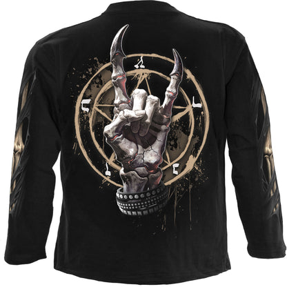 PURE METAL - Longsleeve T-Shirt Black