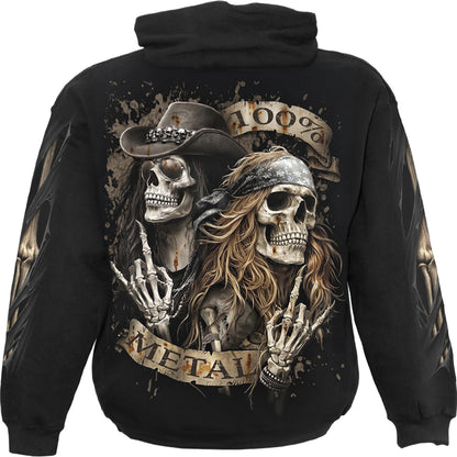 PURE METAL - Hoody Black