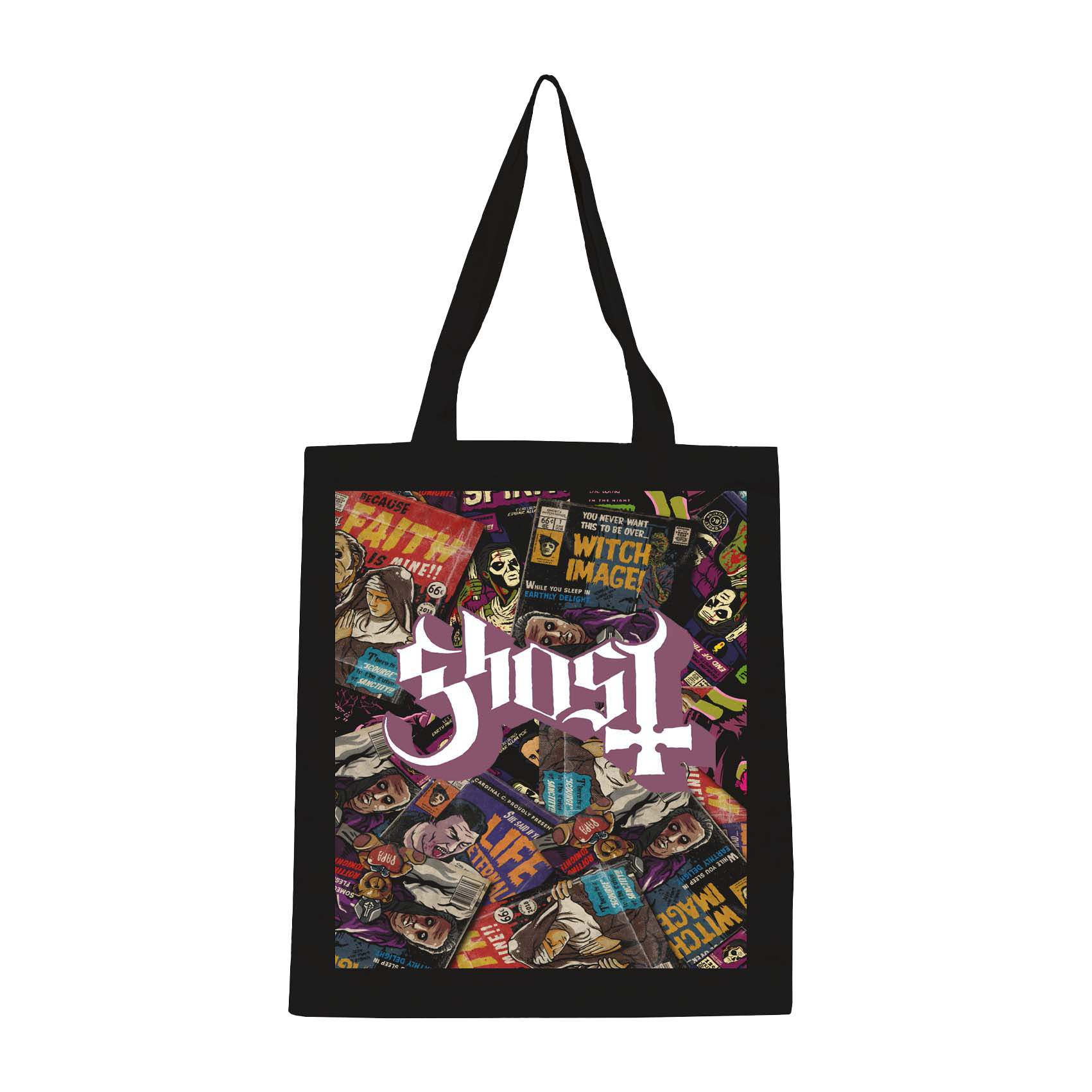 Rocksax Ghost Tote Bag - Magazines