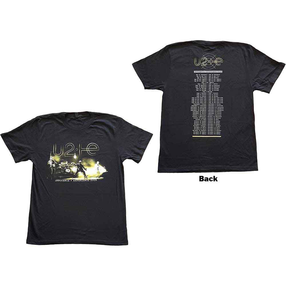 U2 - STAGE PHOTO - T-Shirt Black