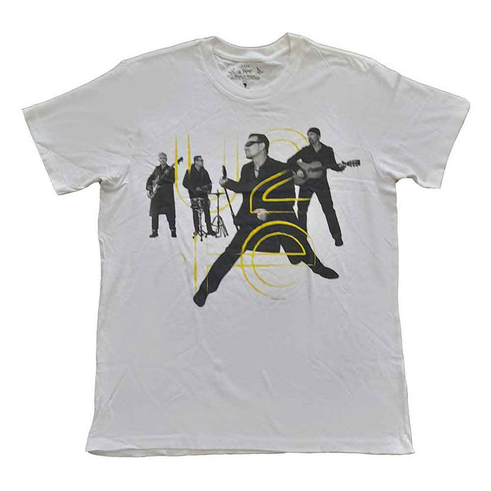 U2 - LIVE ACTION - T-Shirt White