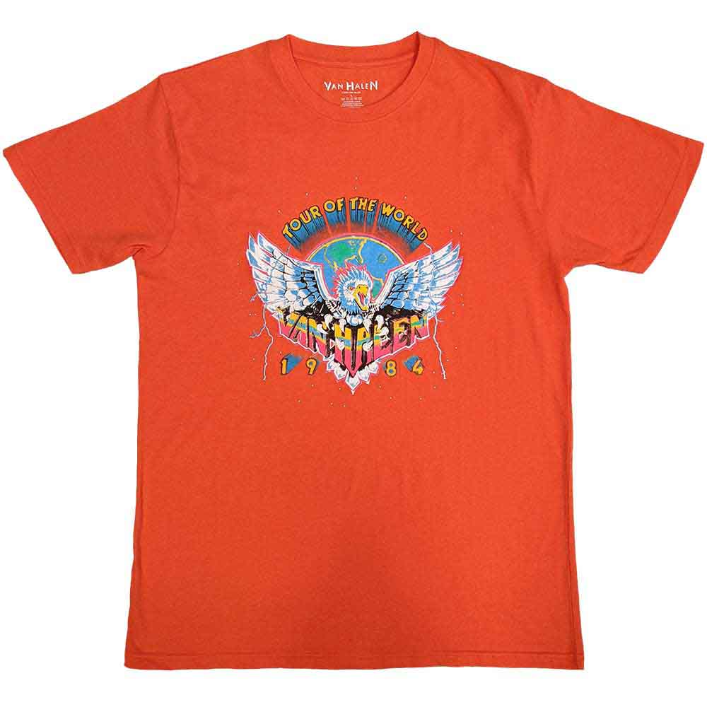 VAN HALEN - EAGLE '84 - T-Shirt Orange
