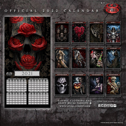 DARK ARTS 2022 - Calendar 40x40cm - Spiral USA