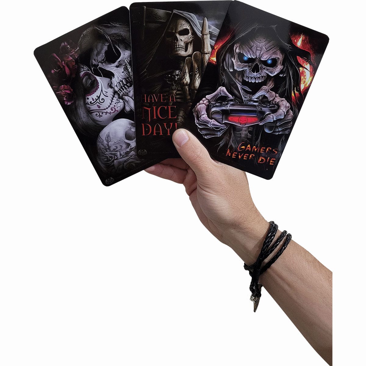 BUNDLE - BRUTAL METAL - Greet Tin Metal Cards (Set of 3) - Spiral USA