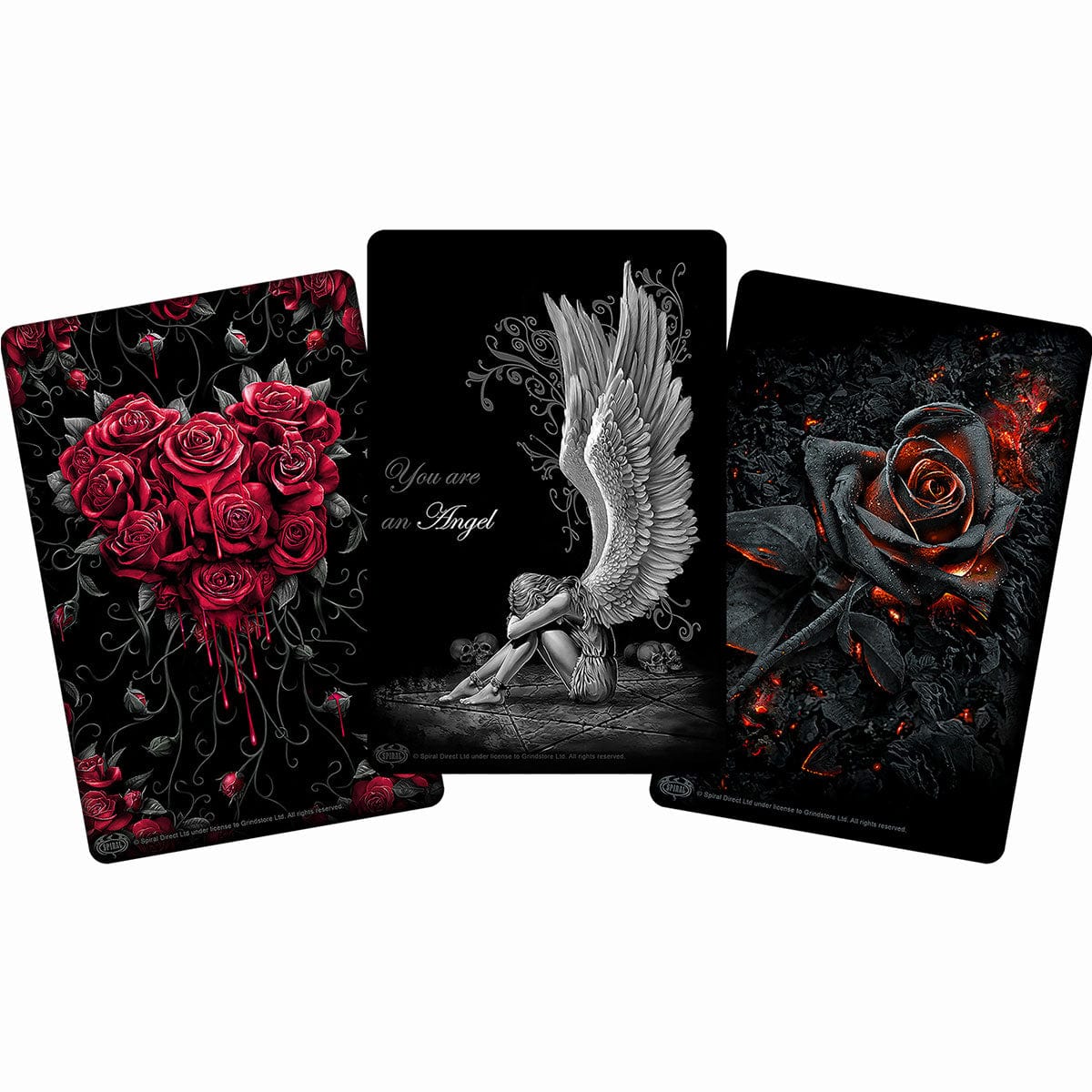 TIN CARD BUNDLE - GOTHIC EMBRACE - Greet Tin Metal Cards (Set of 3)