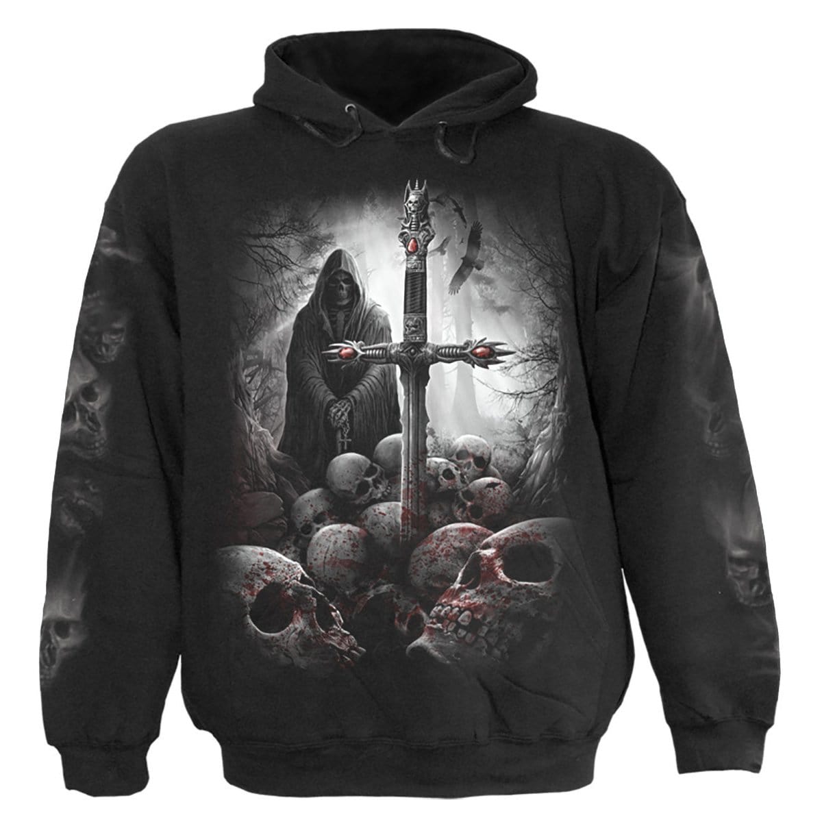 SOUL SEARCHER - Hoody Black - Spiral USA
