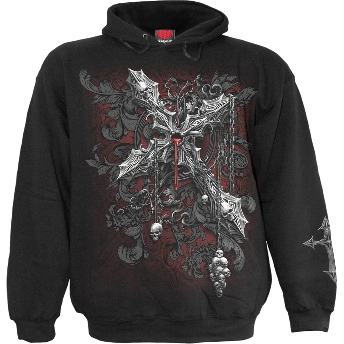 CROSS OF DARKNESS - Hoody Black - Spiral USA